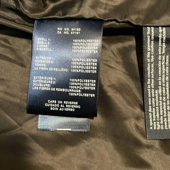 NWT Tommy Hilfiger Women’s Black Quilted Jacket size L - Picture 10 of 10